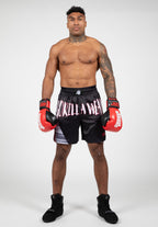 Gorilla Wear Clayton Boxing Shorts - Zwart/Rood