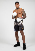 Gorilla Wear Clayton Boxing Shorts - Zwart/Goud