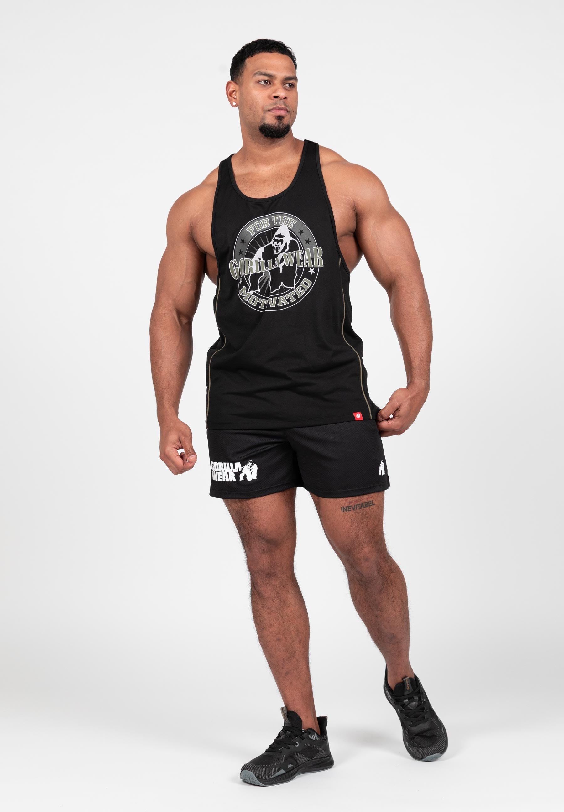 Gorilla Wear Miles Mesh Korte Broek - Zwart