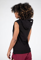 Gorilla Wear Virginia Mouwloze Hoodie - Zwart