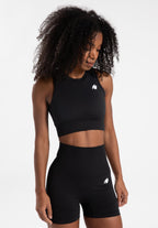 Gorilla Wear Olivia Seamless Crop Top - Zwart