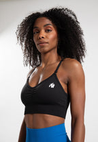 Gorilla Wear Olivia Seamless Sportbeha - Zwart