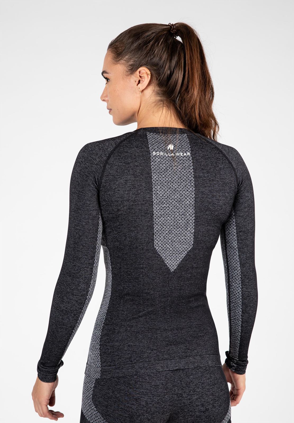 Gorilla Wear Selah Seamless Longsleeve - Zwart