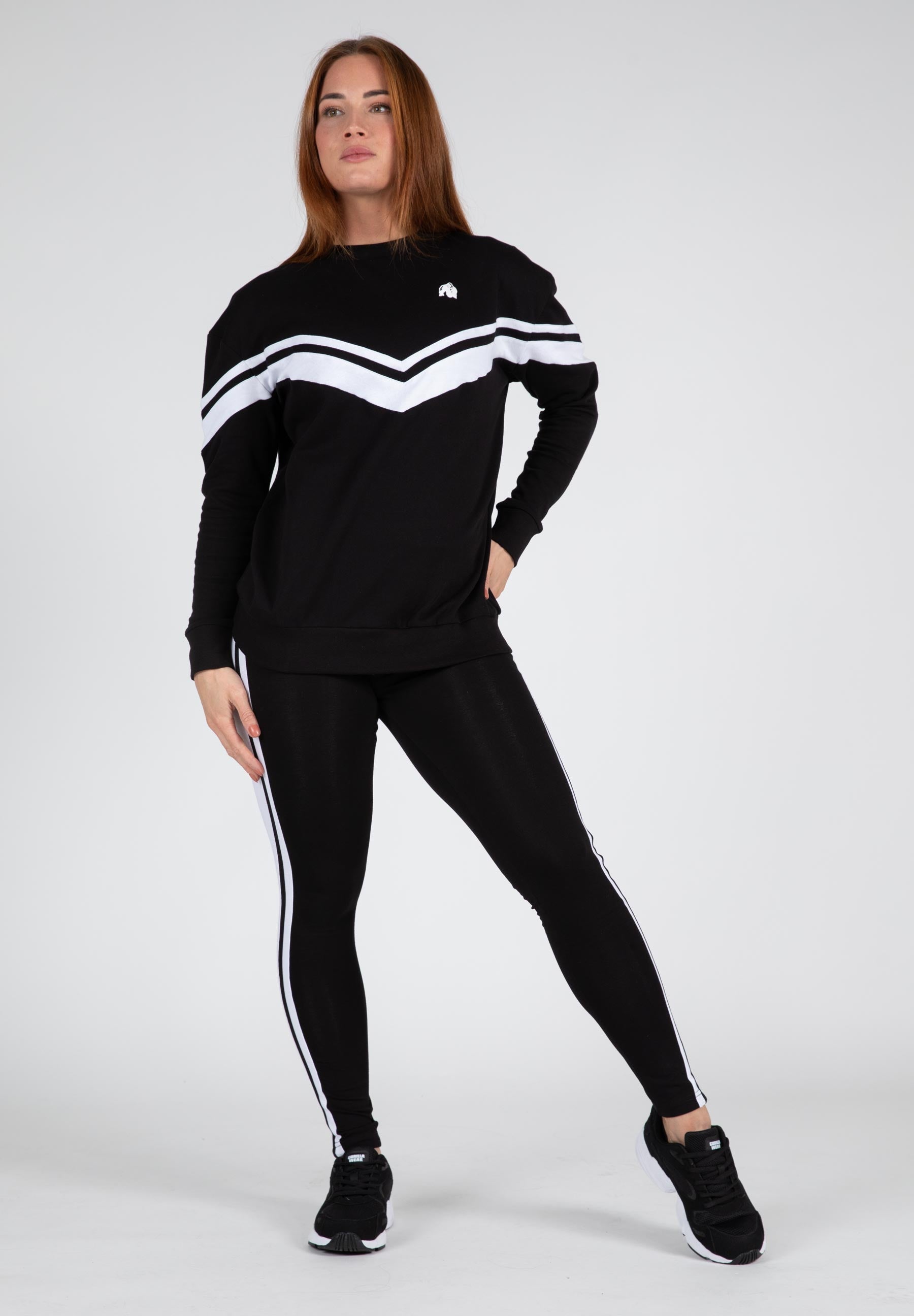Gorilla Wear Hailey Oversized Sweater - Zwart