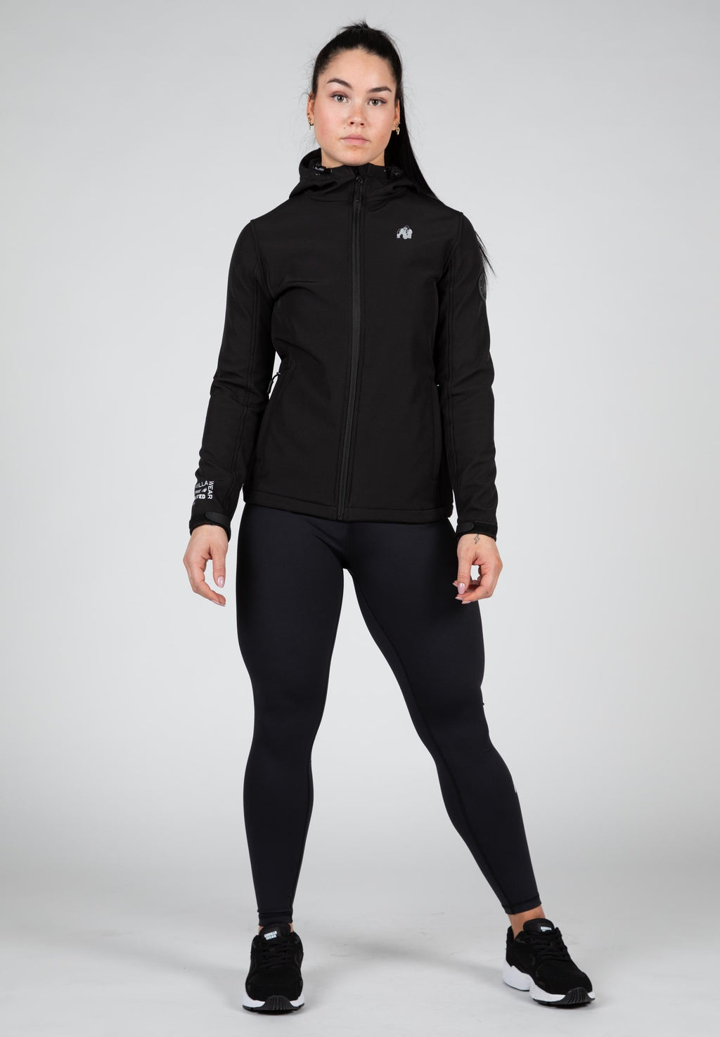 Gorilla Wear Mina Softshell Jas - Zwart