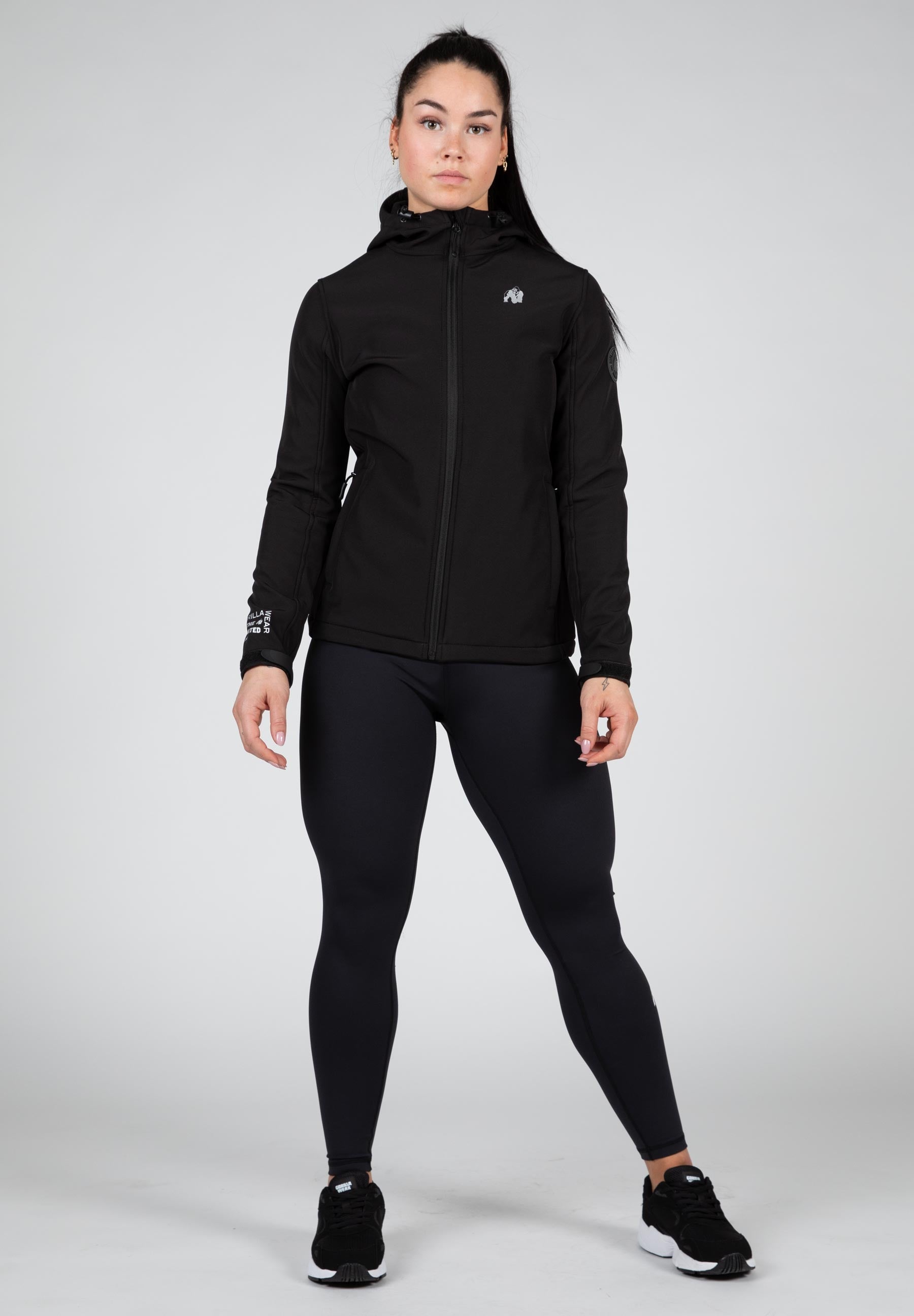Gorilla Wear Mina Softshell Jas - Zwart