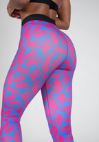 Gorilla Wear Colby Legging - Blauw/Roze