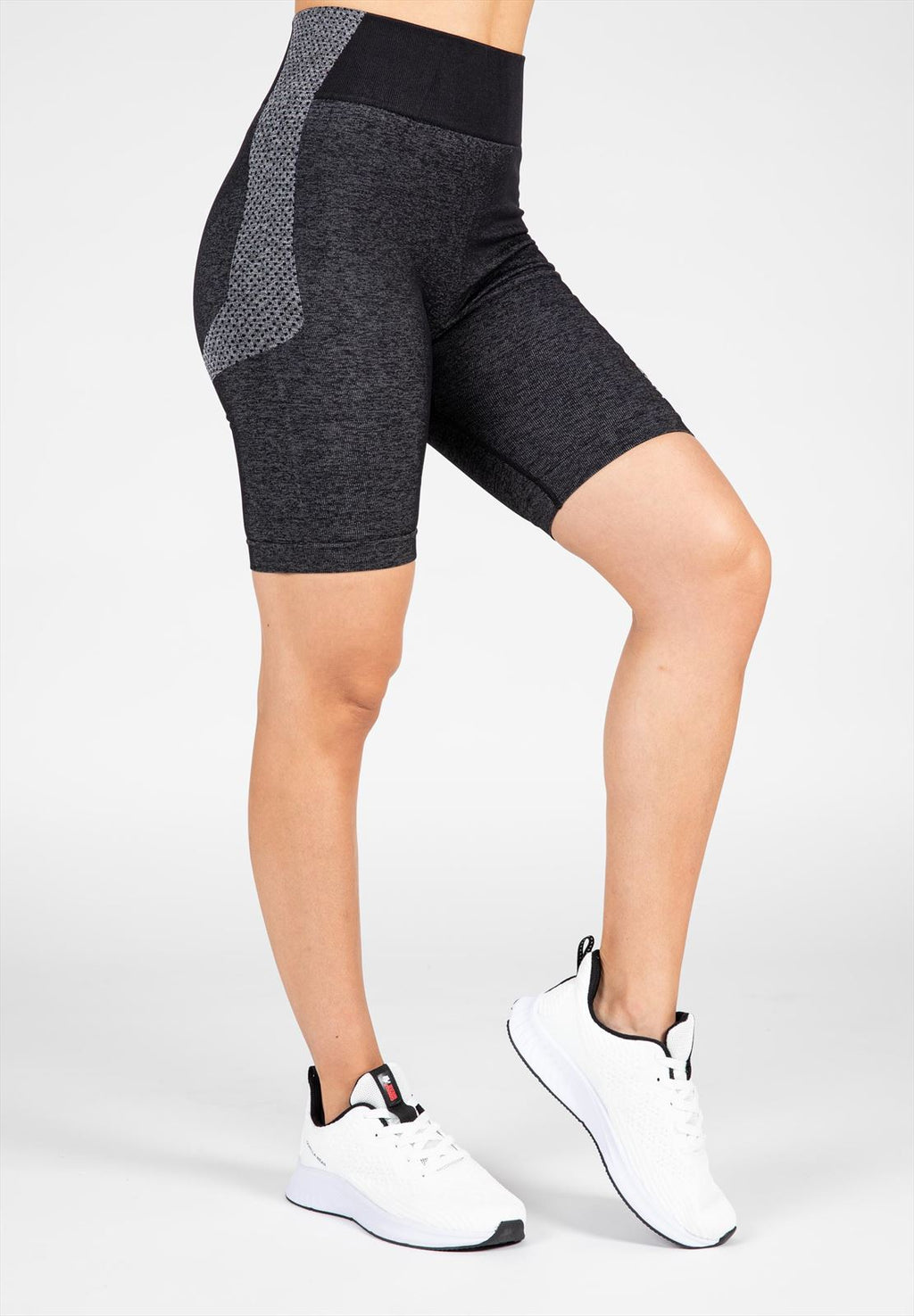 Gorilla Wear Selah Seamless Cycling Shorts - Zwart
