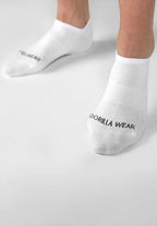 Gorilla Wear Enkelsokken 2-Pack - Wit