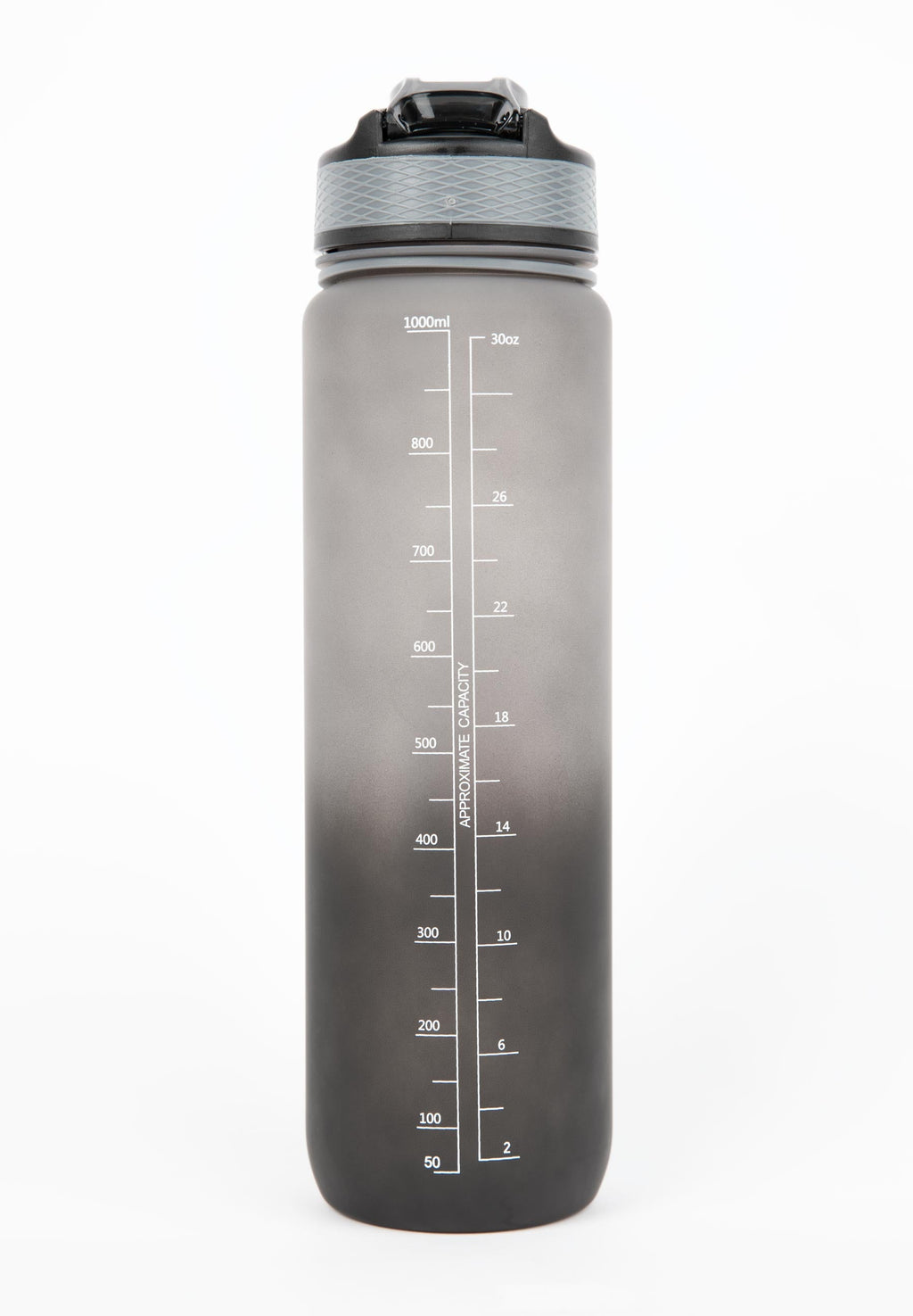 Gorilla Wear Gradient Waterfles - 1000 ml - Zwart/Grijs
