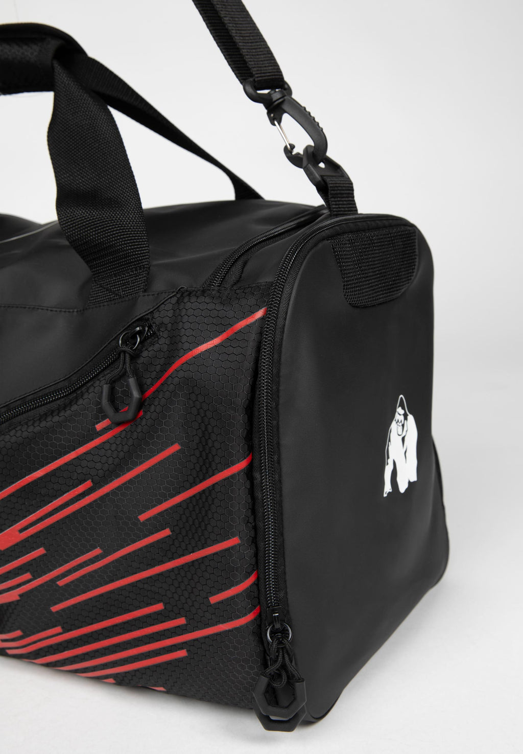 Gorilla Wear Ohio Gym Bag - Sporttas - Zwart/Rood