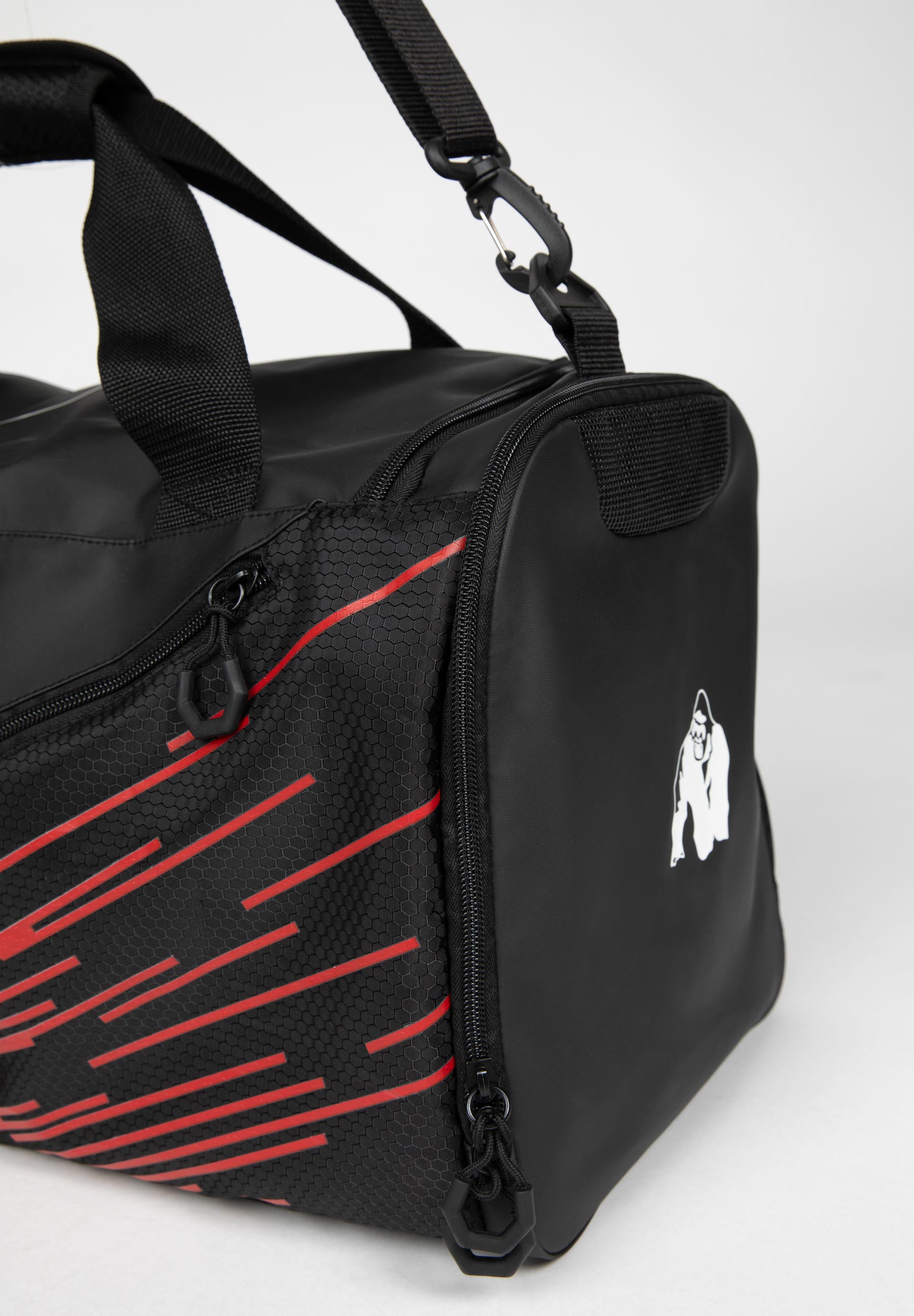 Gorilla Wear Ohio Gym Bag - Sporttas - Zwart/Rood