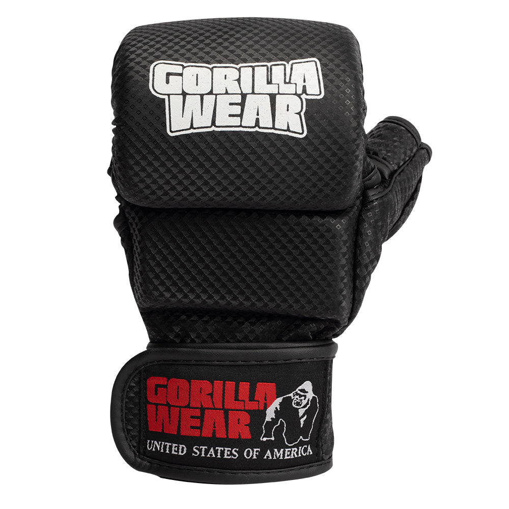 Gorilla Wear Ely MMA Bokshandschoenen - Zwart/Wit