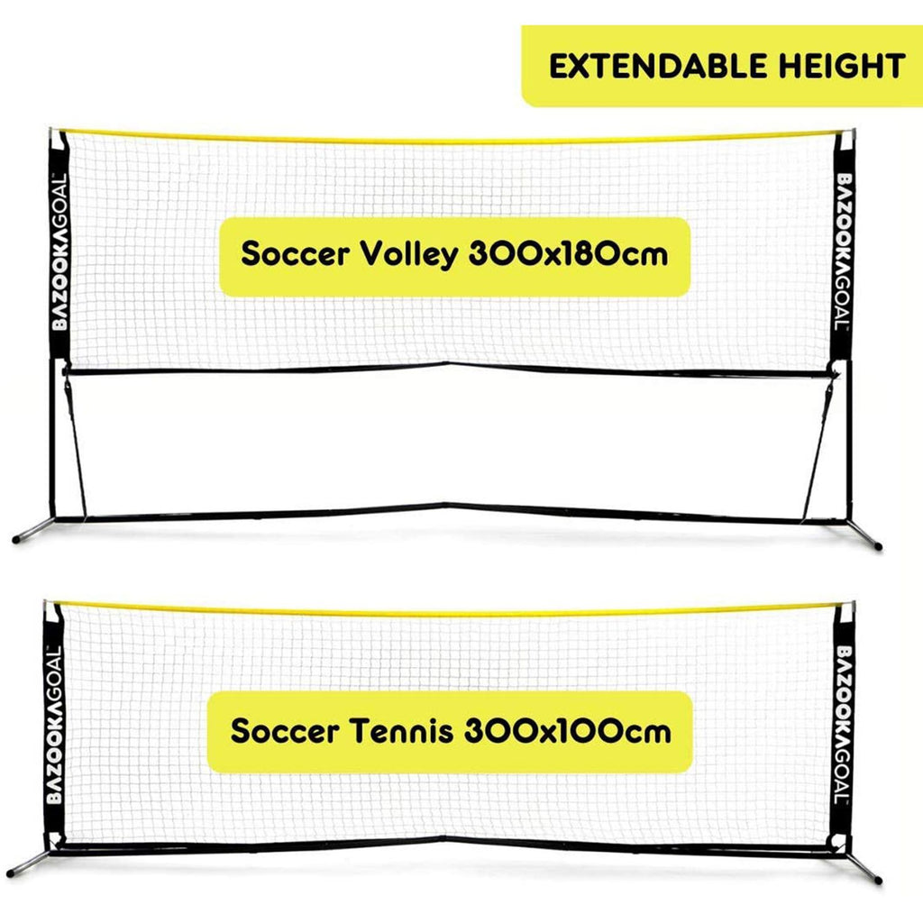 BazookaGoal Voetbaltennis Net - 3m - Detail