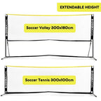 BazookaGoal Voetbaltennis Net - 3m - Detail