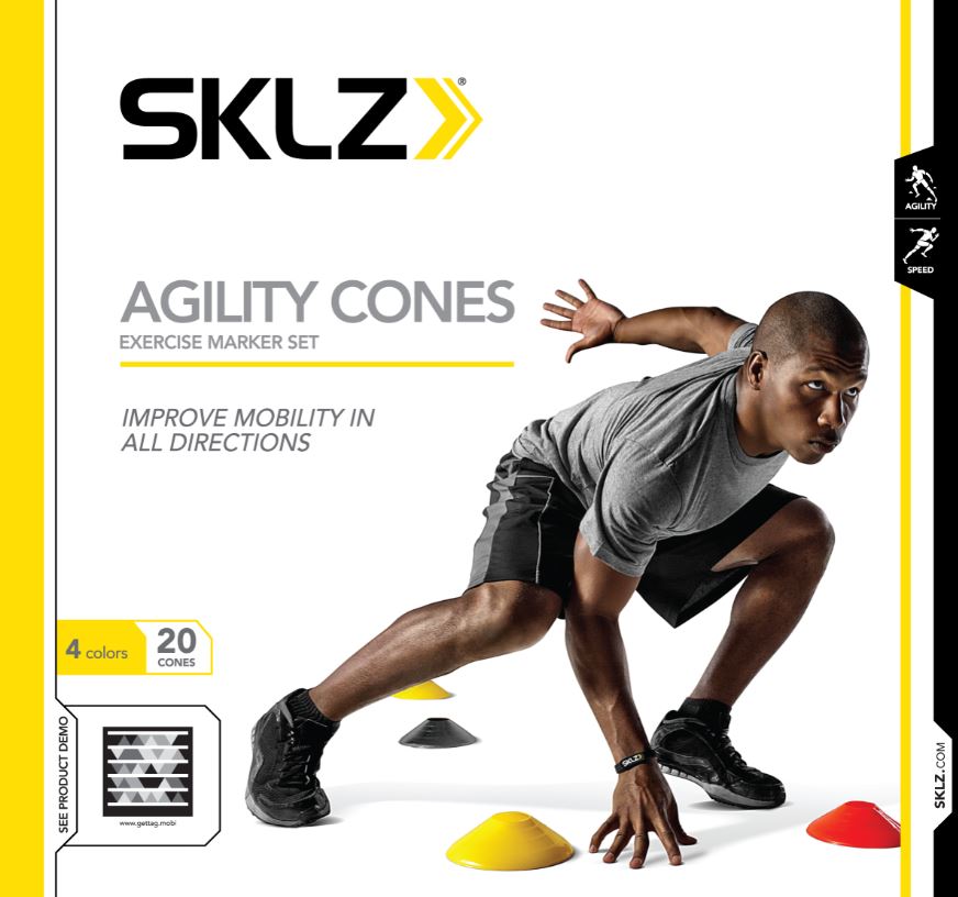 SKLZ Agility Cones - Pionnen - 5 cm - 20 Stuks