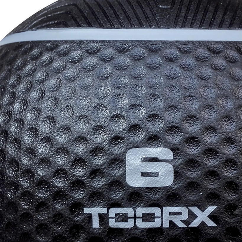 Toorx Fitness Medicine Ball - Zwart/Geel - 1 kg