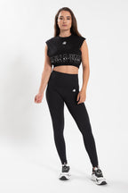 Gorilla Wear Albion Oversized Crop Top - Zwart