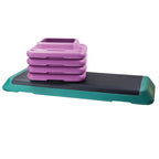 HMS Fitness Aerobic Step - Zwart/Groen/Roze