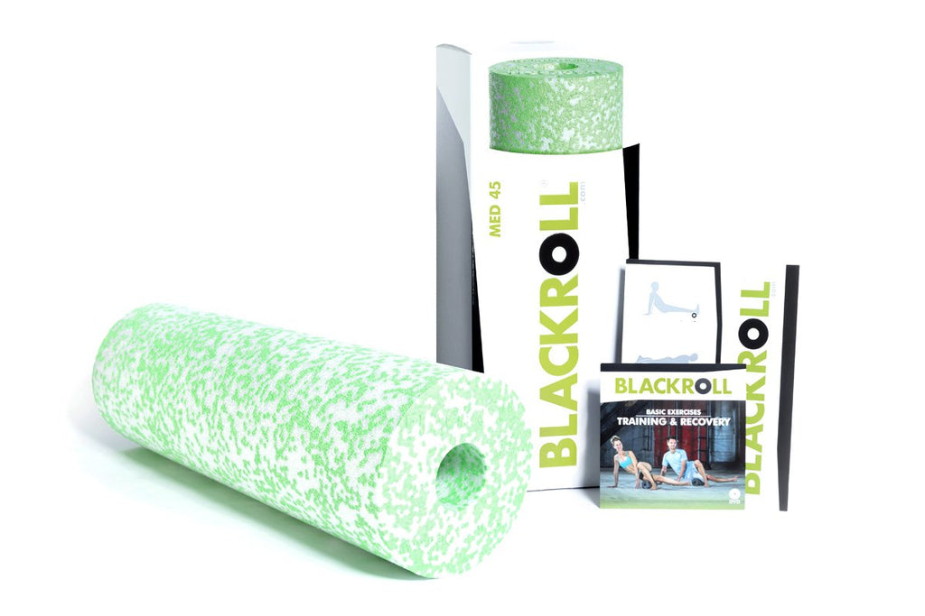 Blackroll MED Foam Roller - 45 cm - Wit/Groen