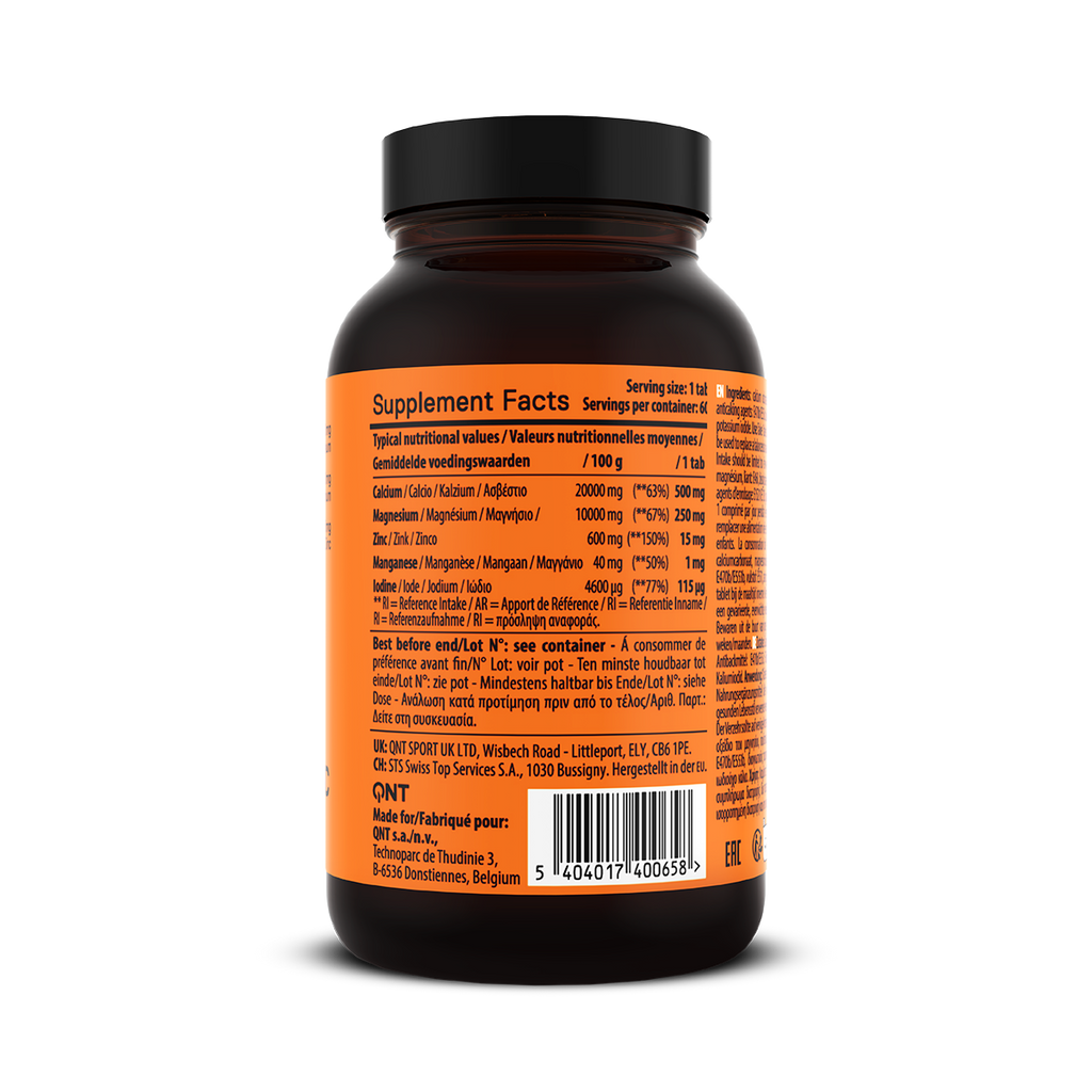 QNT Calcium, Magnesium en Zinc - 60 Tabletten