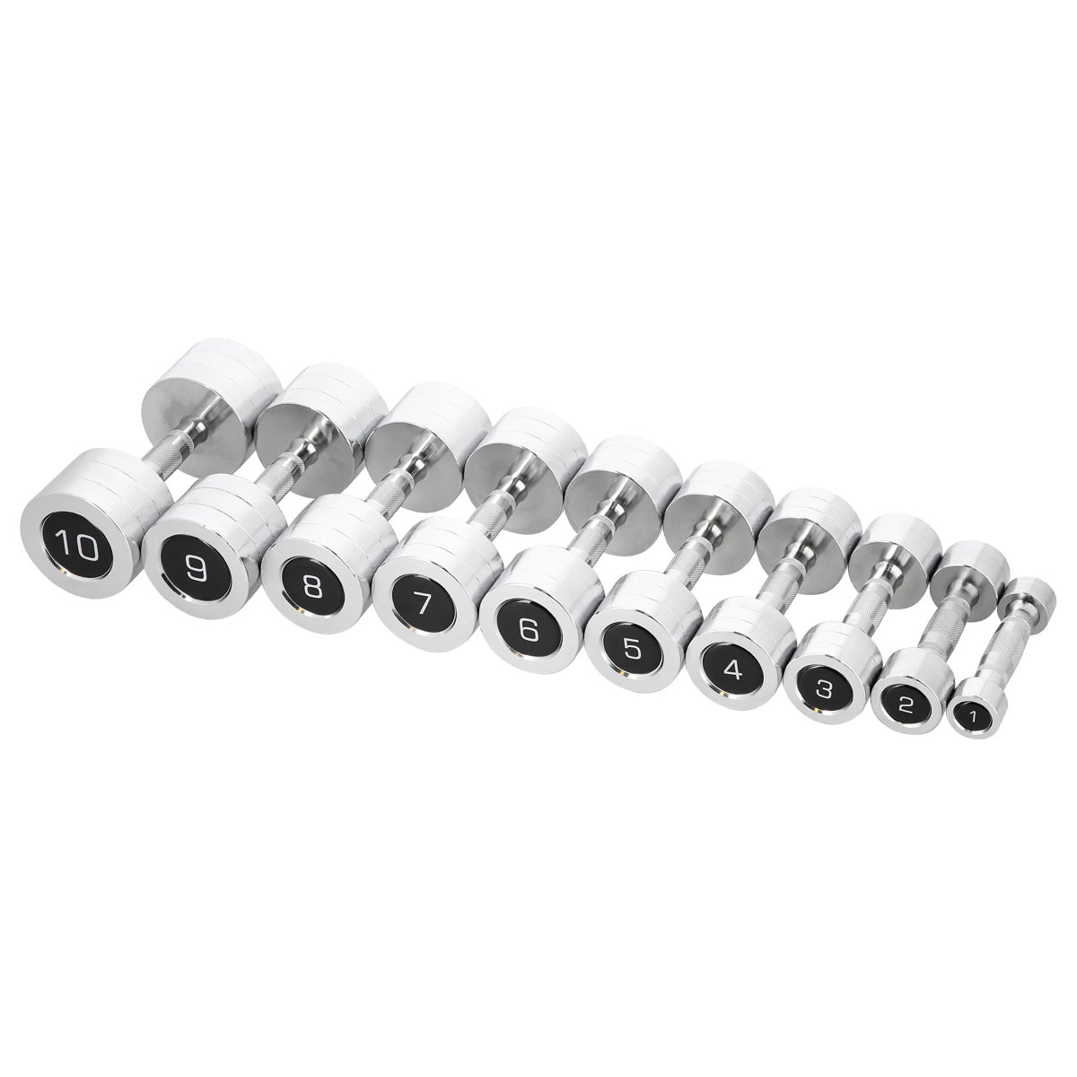HMS Chroom Dumbbell Set - 2 x 8 kg