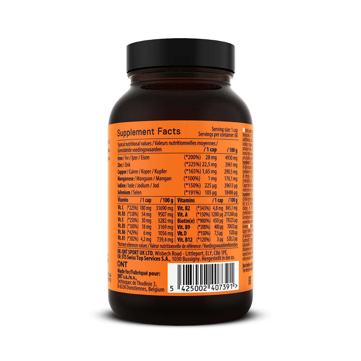 QNT Daily Vitamins - 60 Capsules
