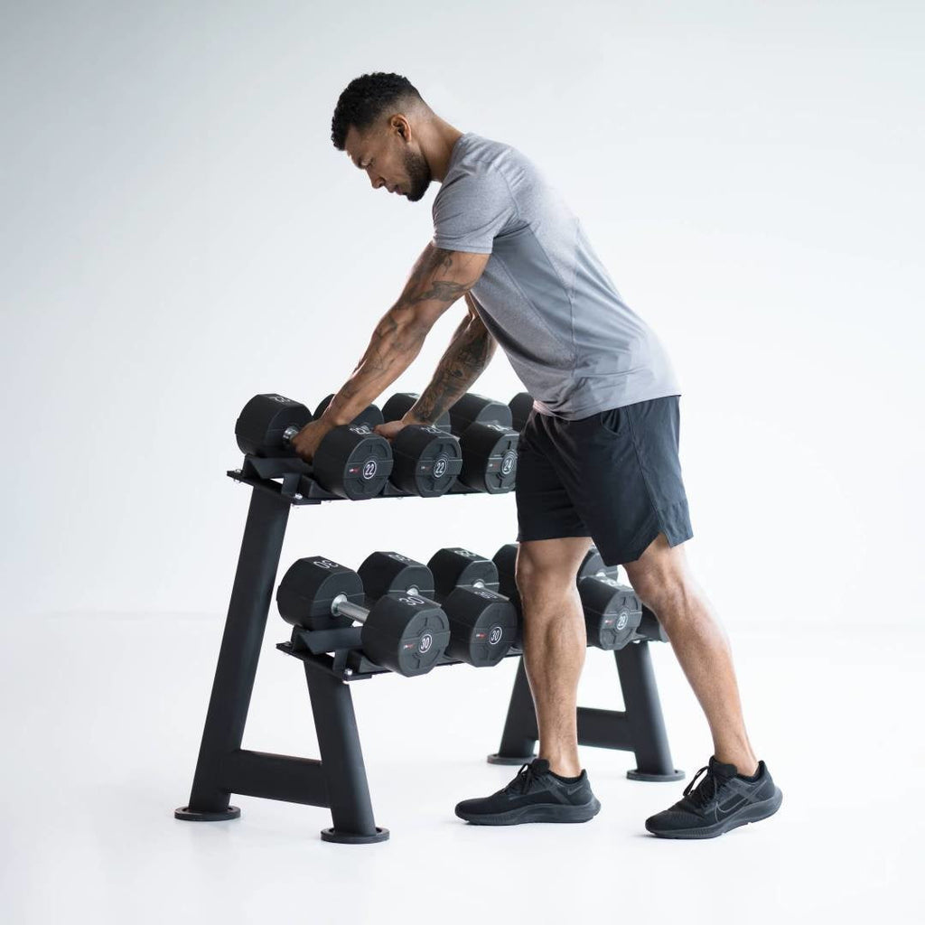 Lifemaxx LMX Dumbbellrack 15 Sets - Zwart