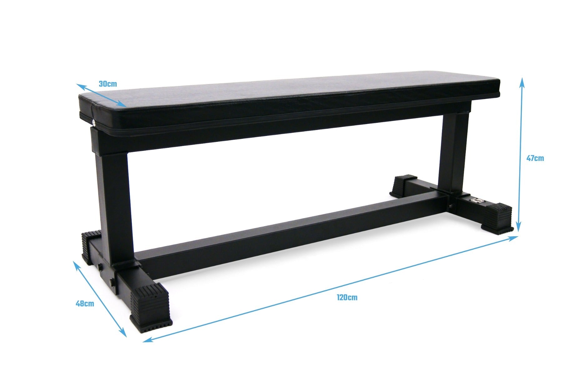 Muscle Power Flat Bench Heavy - Platte Trainingsbank