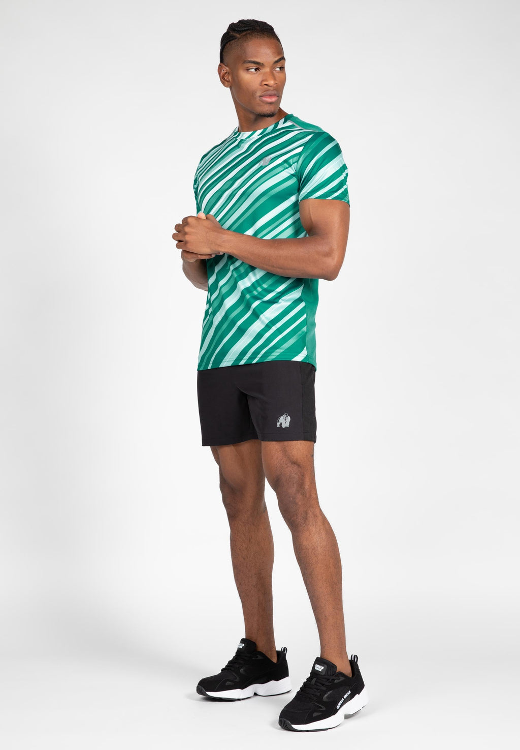 Gorilla Wear Easton T-shirt - Groen/Wit