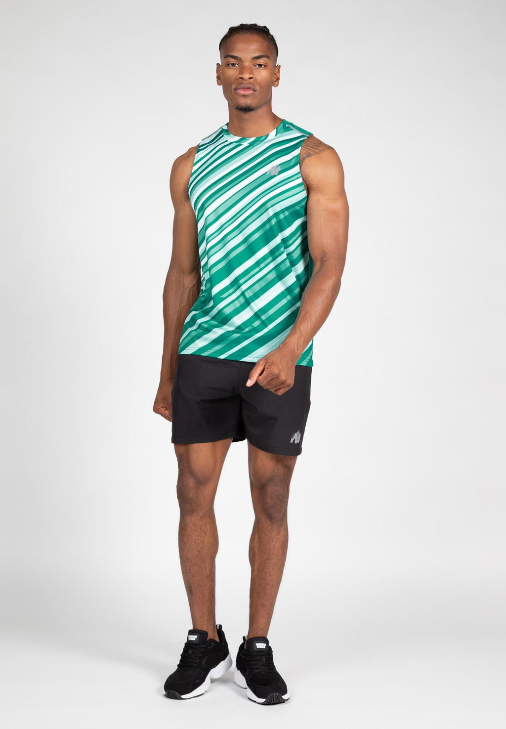 Gorilla Wear Easton Tank Top - Groen/Wit