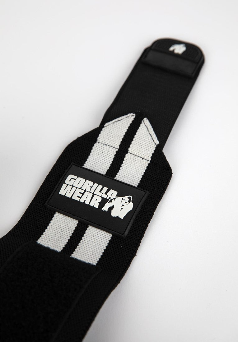Gorilla Wear Elbow Wraps - Zwart/Wit