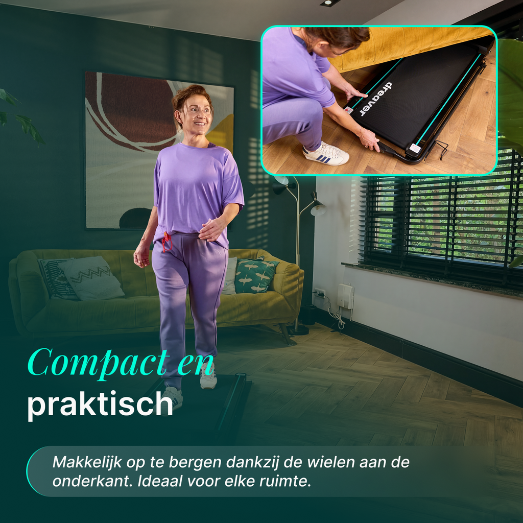 Dreaver Elevate One Walkingpad - met Stappenteller