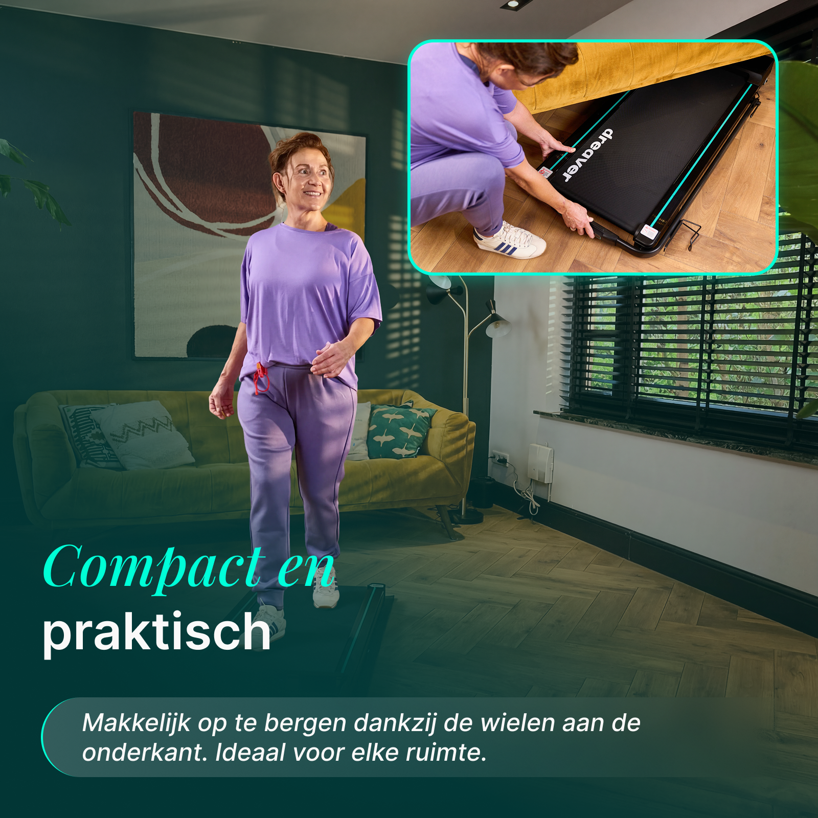 Dreaver Elevate One Walkingpad - met Stappenteller