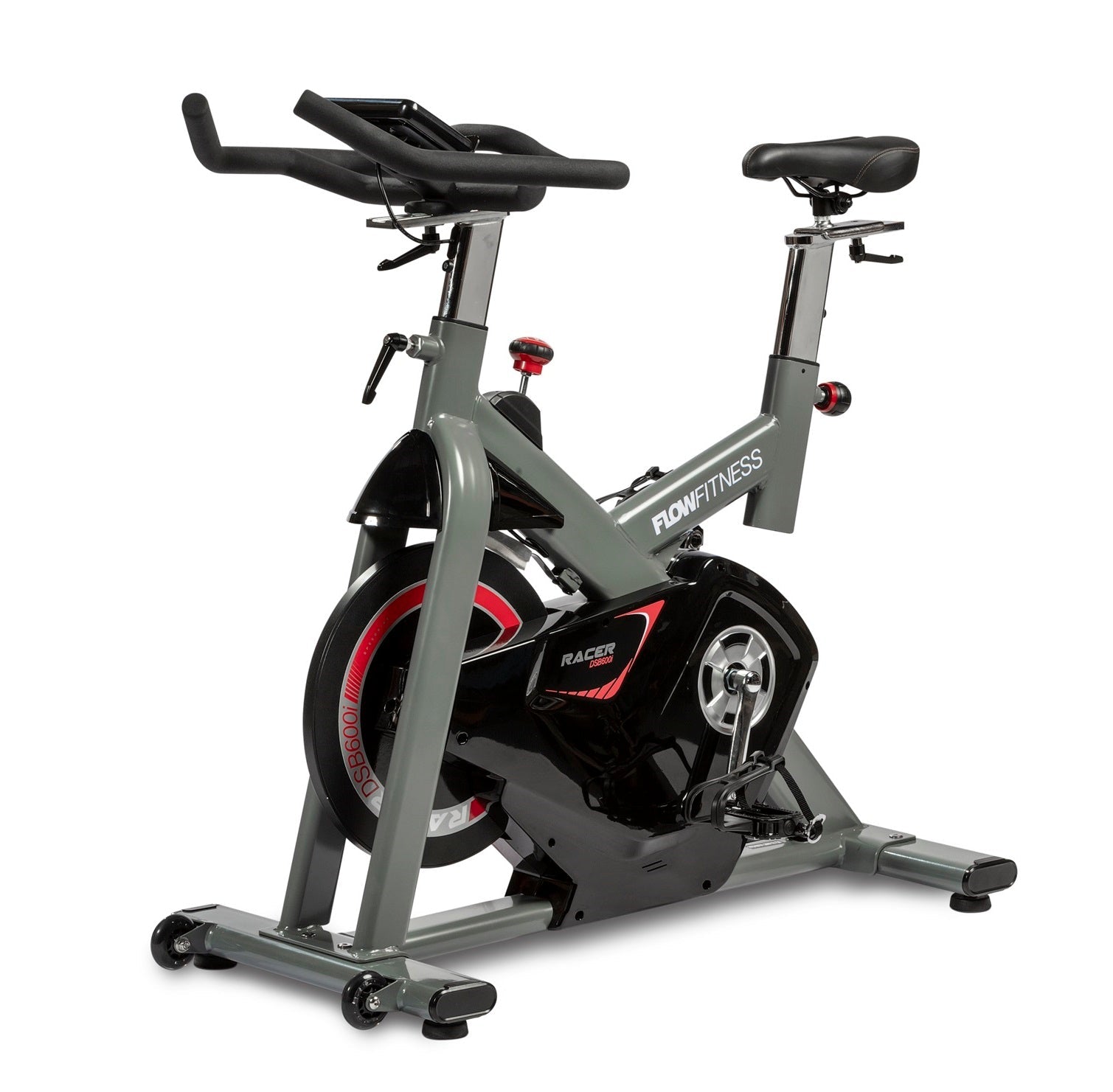 Flow Fitness Indoor Cycle Racer DSB600i Speed Bike - Showroommodel - Detail