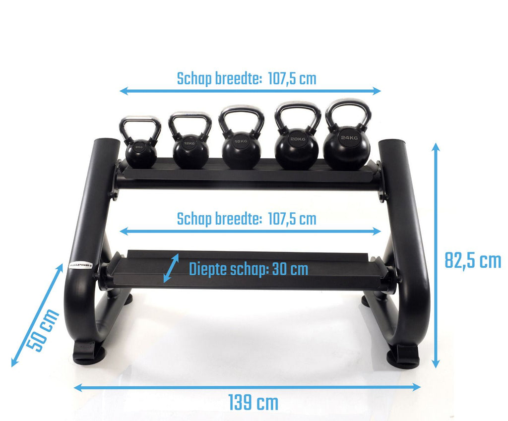 Muscle Power Kettlebell Opbergrek Deluxe