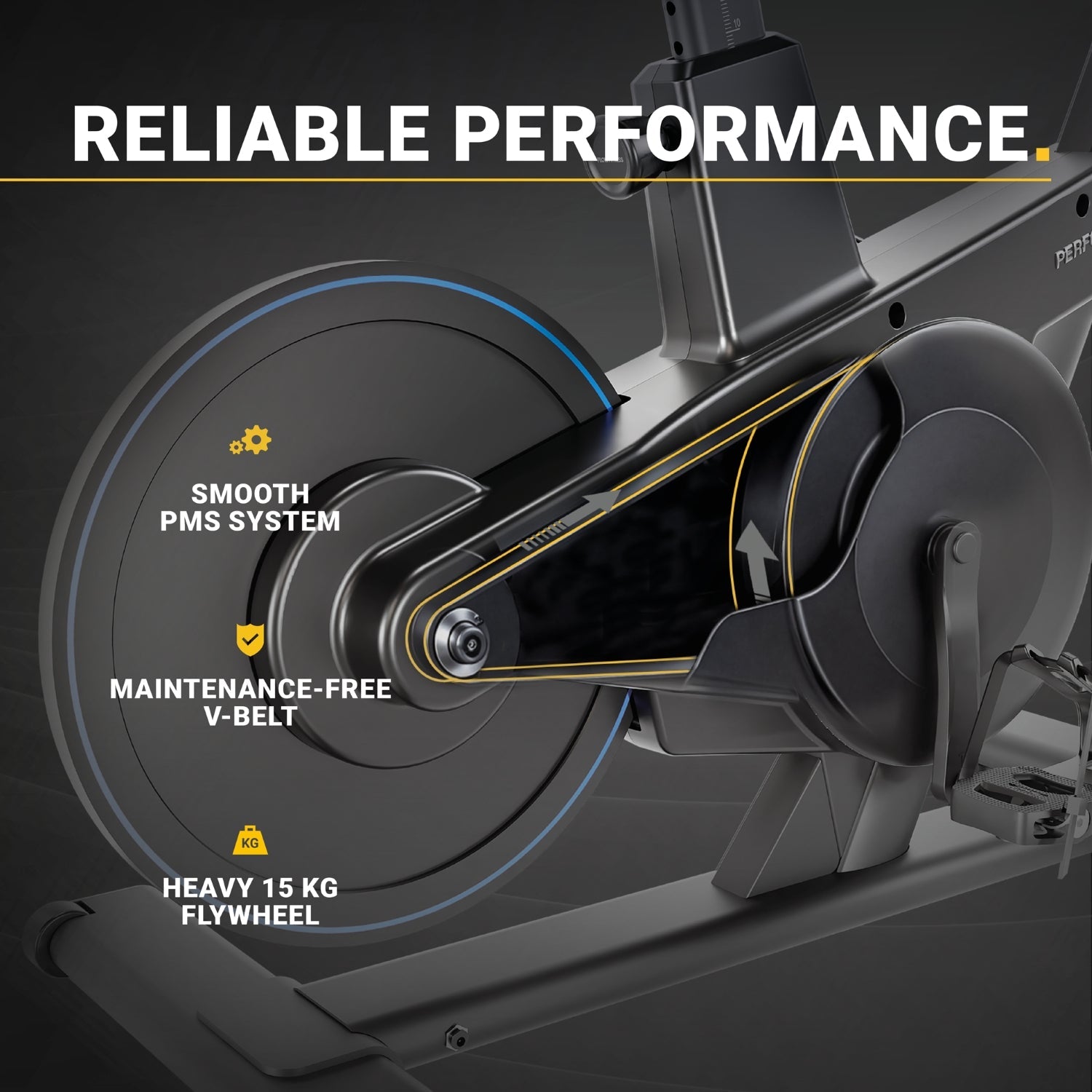 Flow Fitness Perform S2i - Semi-Professionele Indoor Cycle