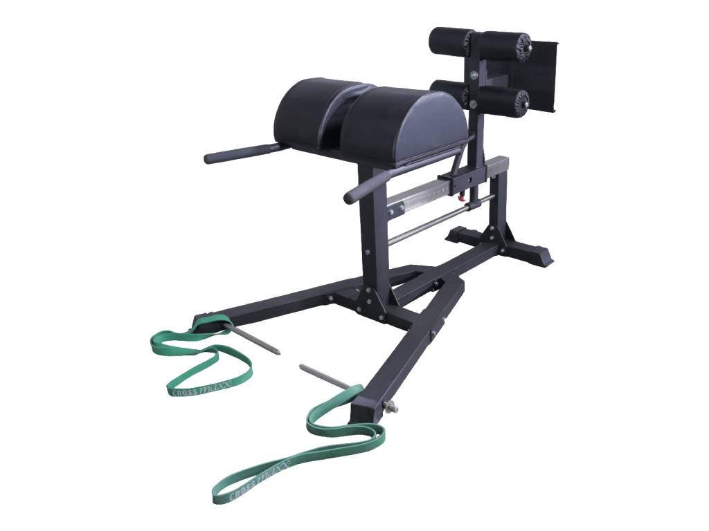 Lifemaxx Crossmaxx Glute Ham Developer Pro - Zwart