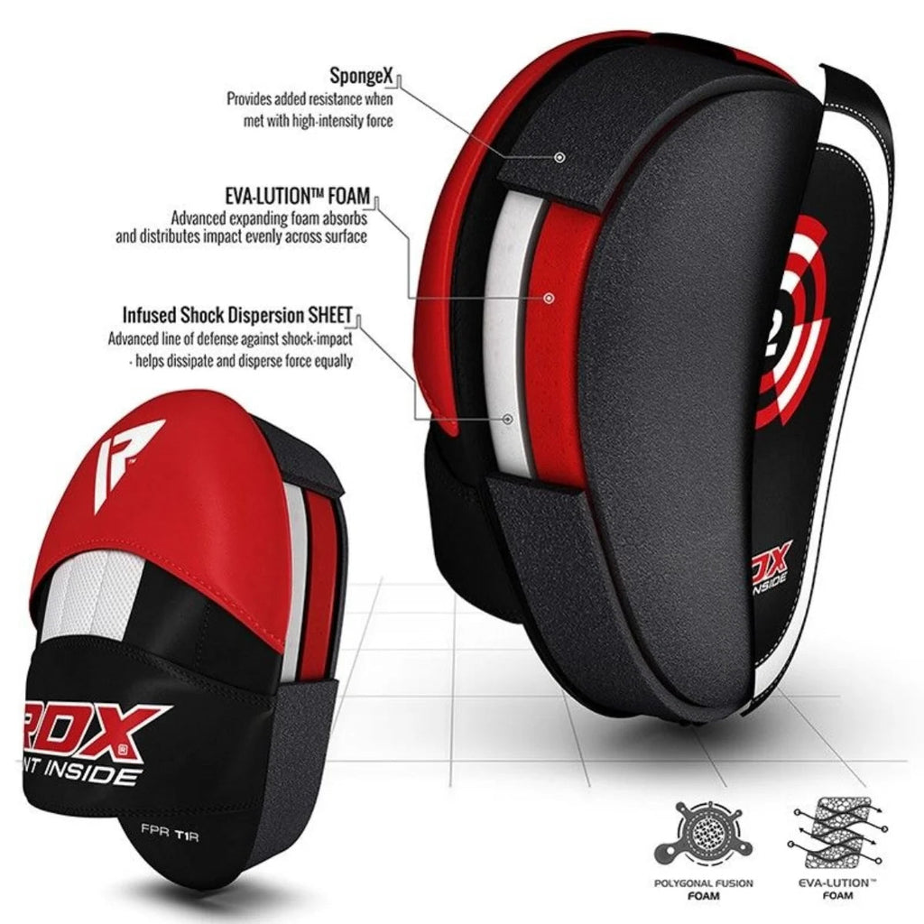 RDX Sports T1 Boxing Focus Pads - Wit
