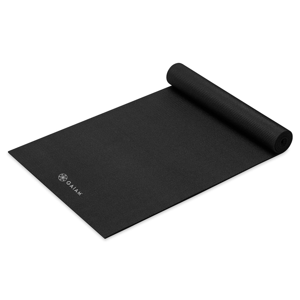 Gaiam Yoga Mat - Zwart - 4 mm