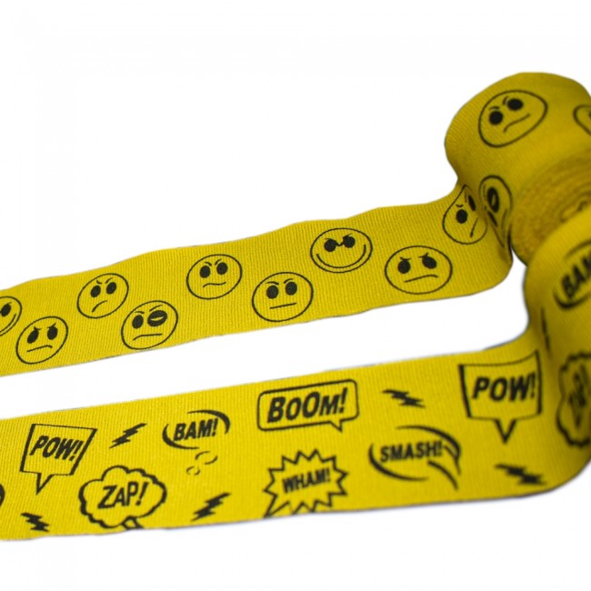 Super Pro Combat Gear Semi-Elastische Bandages - Pang/Paw Geel - 300 cm