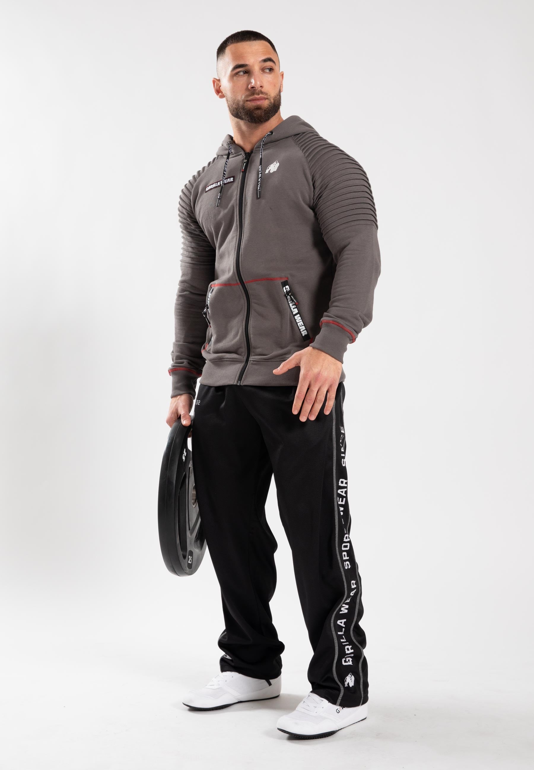 Gorilla Wear Georgia Vest met Capuchon - Grijs