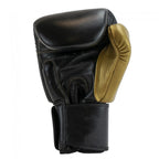 Super Pro Combat Gear Enforcer Lederen (Thai)Bokshandschoenen - Zwart/Goud