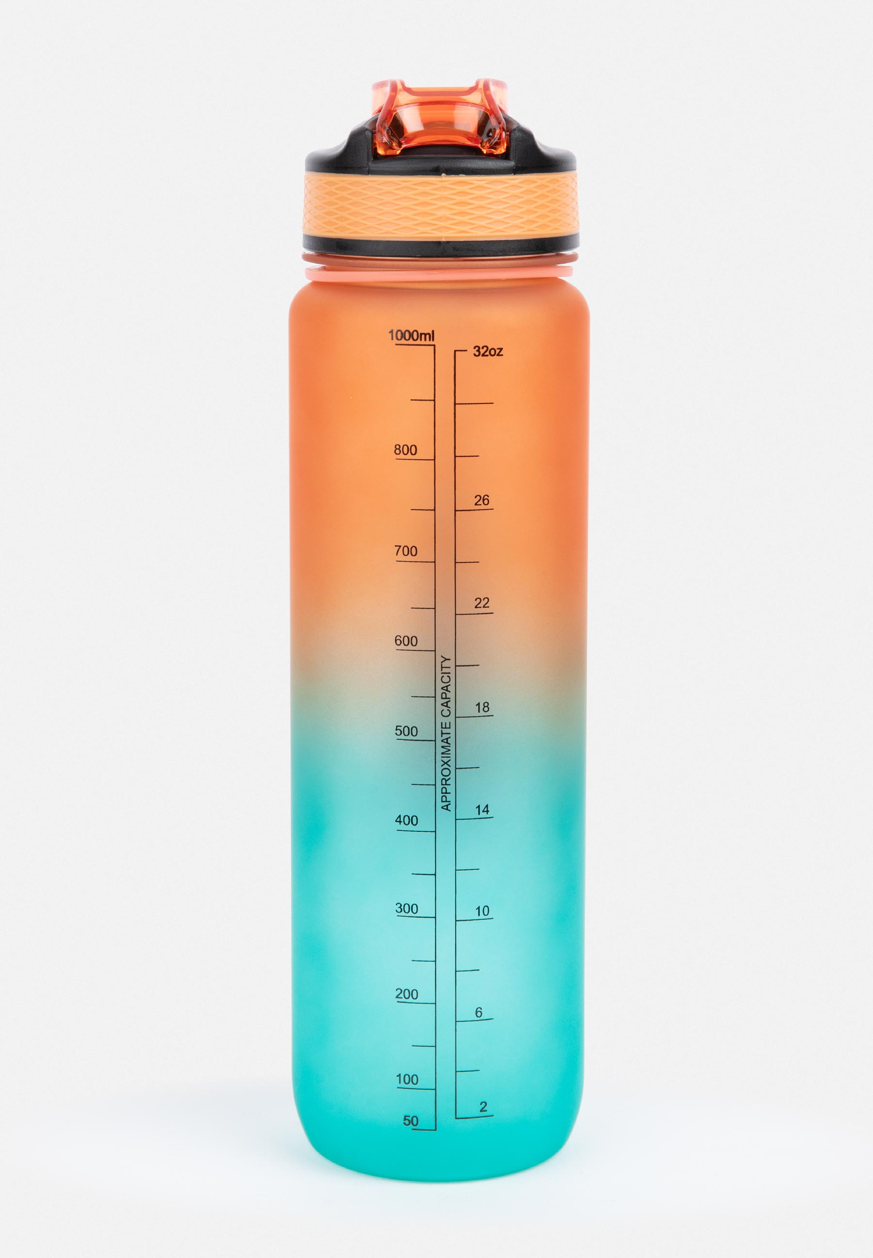 Gorilla Wear Gradient Waterfles - 1000 ml - Groen/Oranje