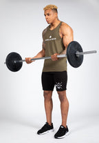 Gorilla Wear Carter Stretch Tank Top - Legergroen