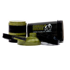 Gorilla Wear Shake Beker 2 GO - 500 ml + 2 x 130 ml - Zwart/Legergroen