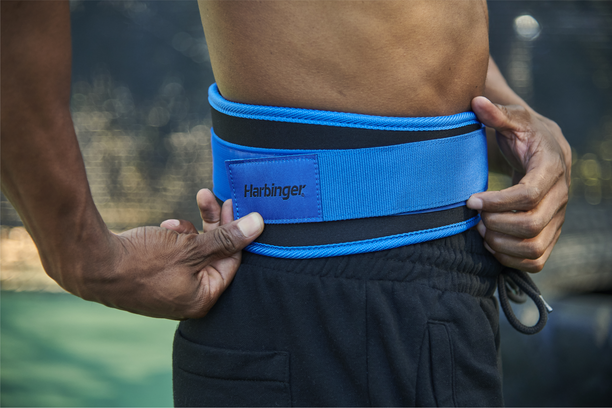 Harbinger Foam Core Lifting Belt - 4,5 inch - Unisex - Blauw