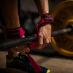 Harbinger Padded lifting strap roze