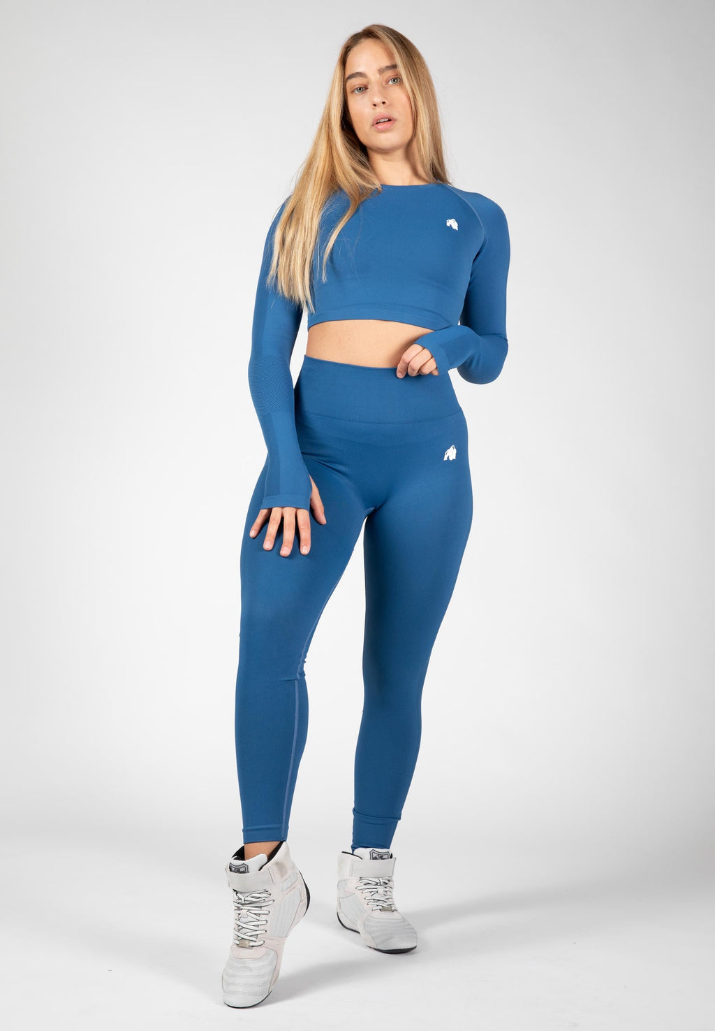 Gorilla Wear Hilton Seamless Legging - Blauw