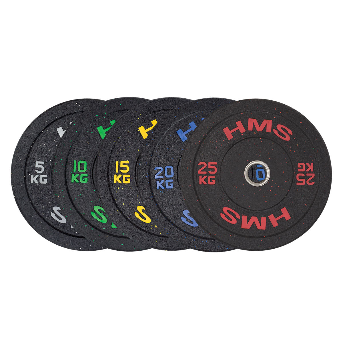 HMS Bumper Plate - Olympische Halterschijf - 10 kg - Groen